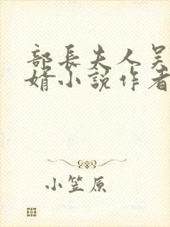 部长夫人吴丹女婿小说作者