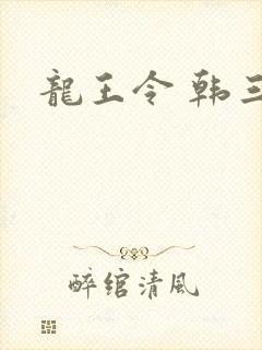 龙王令 韩三千