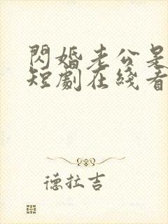 闪婚老公是豪门短剧在线看不卡顿