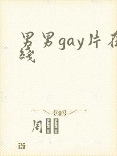 男男gay片在线