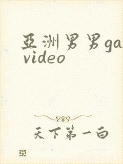 亚洲男男gay video