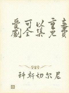 爱可以重来电视剧全集免费观看
