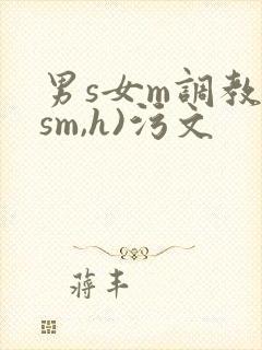 男s女m调教(sm,h)污文封面