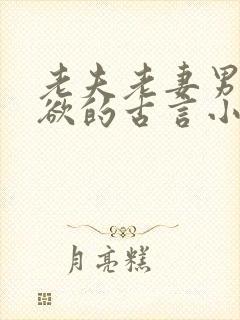 老夫老妻男主重欲的古言小说封面