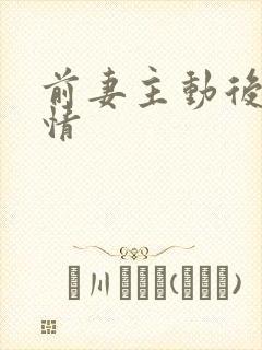前妻主动后续剧情