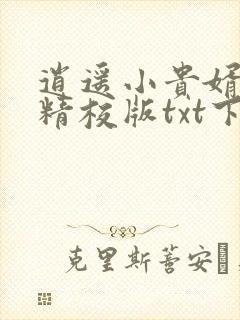 逍遥小贵婿完本精校版txt下载封面
