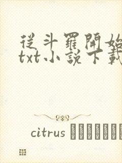 从斗罗开始打卡txt小说下载