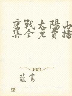 密战太阳山40集全免费播放