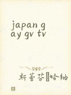 japan gay gv tv封面