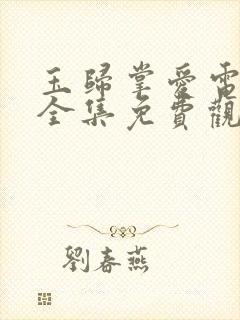玉归掌爱电视剧全集免费观看封面