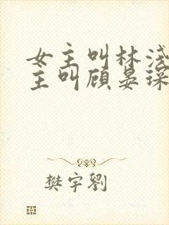 女主叫林浅月男主叫顾晏琛