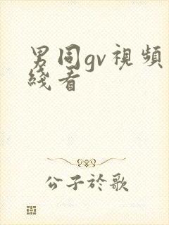男同gv视频在线看