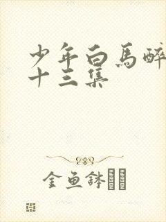 少年白马醉春风十三集