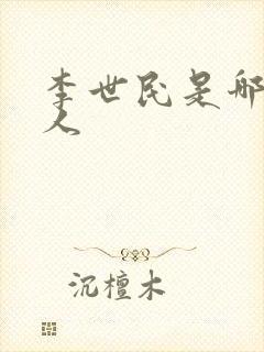 李世民是哪里的人