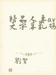 精品人妻av中文字幕乱码男同