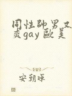 同性帅男又粗又爽gay 欧美