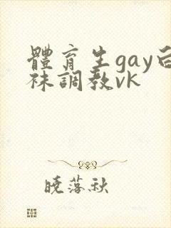 体育生gay白袜调教vk封面