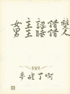 女主认错双胞胎男主睡错人的小说