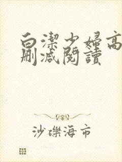 白洁少妇高义无删减阅读