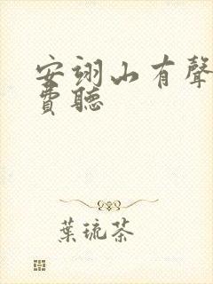 安翊山有声书免费听