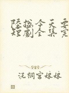 陆总今天要离婚短剧全集完整版