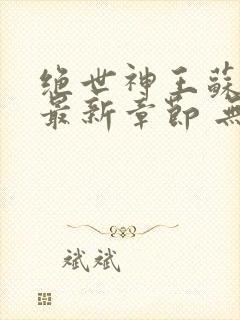 绝世神王苏莫 最新章节 无弹窗 笔趣阁