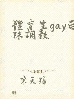 体育生gay白袜调教