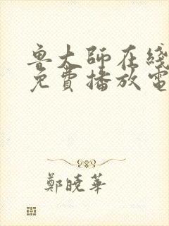 鲁大师在线播放免费播放电视剧大全