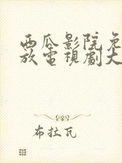 西瓜影院免费播放电视剧大全封面