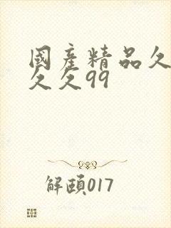 国产精品久久久久久99