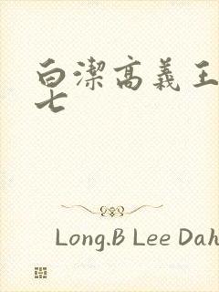 白洁高义王申老七
