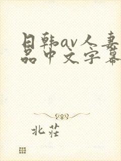 日韩av人妻精品中文字幕