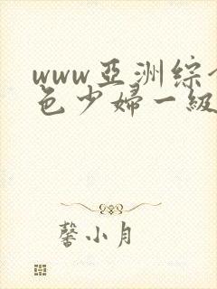 www亚洲综合色少妇一级av