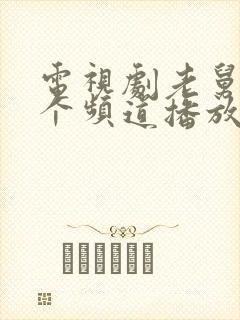 电视剧老舅在哪个频道播放封面