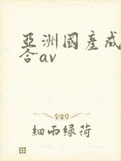 亚洲国产成人综合av
