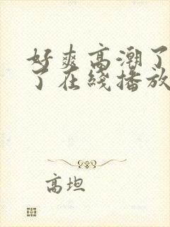 好爽高潮了喷水了在线播放