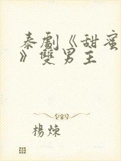 泰剧《甜蜜惩罚》双男主