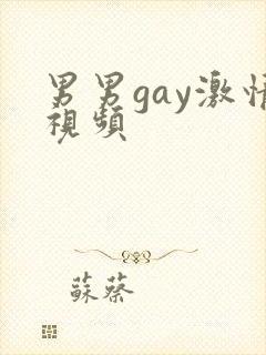 男男gay激情视频