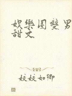 娱乐圈双男主文甜文封面