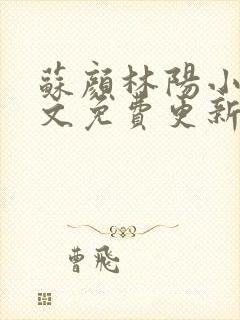 苏颜林阳小说全文免费更新