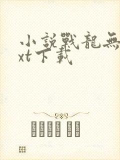 小说战龙无双txt下载