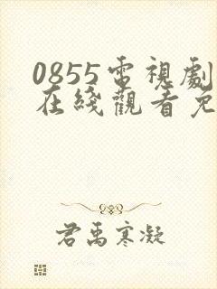 0855电视剧在线观看免费高清网址封面