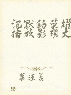 沉默的荣耀免费播放影视大全封面