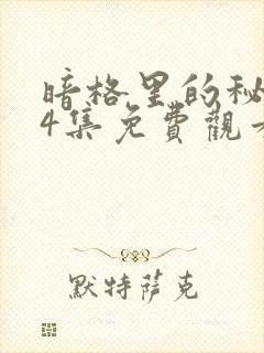 暗格里的秘密24集免费观看