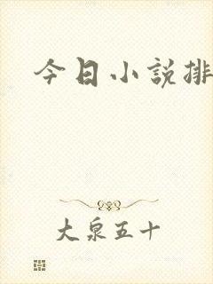 今日小说排行榜封面
