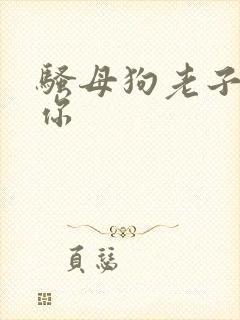 骚母狗老子操死你