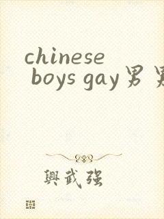 chinese boys gay男男搞基视频网站
