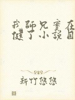 我师兄实在太稳健了小说目录章节