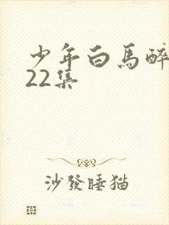 少年白马醉春风22集