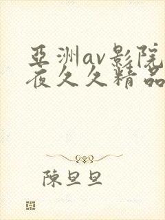 亚洲av影院午夜久久精品封面